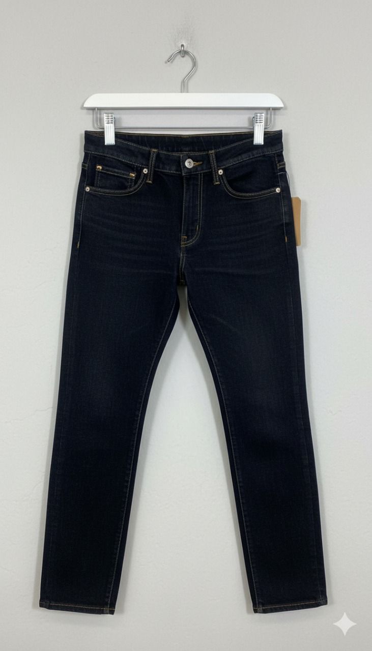 بنطلون جينز للأطفال سكيني كحلي، خامة قطنية مرنة لإطلالة مريحة وعصرية بنطلون جينز للأطفال سكيني كحلي، خامة قطنية مرنة لإطلالة مريحة وعصرية