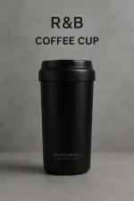 كوب قهوة حراري من R&B، تصميم أنيق وعصري للحفاظ على حرارة المشروبات، متعدد الاستخدامات للمشروبات الساخنة والباردة - الصورة 5
