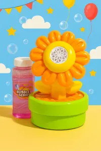 آلة فقاعات للأطفال بتصميم زهرة وألوان مبهجة، تشمل سائل الفقاعات 1 WhatsApp Image 2025 11 09 at 11.48.22 AM