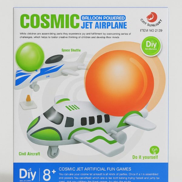 لعبة طائرة ومركبة فضائية تعمل بالبالون للأطفال، تجربة تعليمية ممتعة لتنمية مهارات العلم والاستكشاف