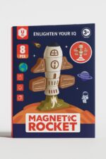 لعبة صاروخ مغناطيسي تعليمي للأطفال، لتنمية الذكاء وتطوير المهارات بطريقة ممتعة