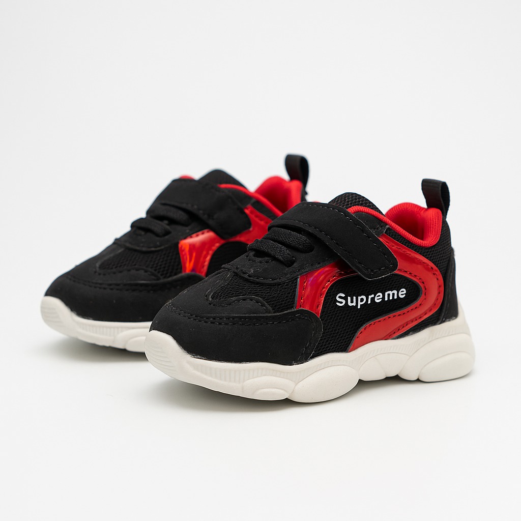 حذاء رياضي أطفال خفيف بنعل مانع للانزلاق وإغلاق فيلكرو سهل للاستخدام اليومي حذاء رياضي أطفال خفيف بنعل مانع للانزلاق وإغلاق فيلكرو سهل للاستخدام اليومي