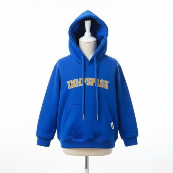 هودي أطفال أزرق بطبعة "IN THE SPACE" للأناقة والراحة اليومية