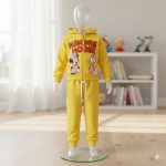 طقم أطفال ديزني عصري برسومات ميني ماوس وديزي داك، تصميم مريح ومرح للاستخدام اليومي