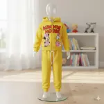 طقم أطفال ديزني عصري برسومات ميني ماوس وديزي داك، تصميم مريح ومرح للاستخدام اليومي