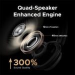 سماعة UGREEN Studio Pro أوفر-إير لاسلكية بعزل ضوضاء متكيف (حتى 48dB) وصوت Hi‑Res مع دعم LDAC.