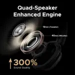 سماعة UGREEN Studio Pro أوفر-إير لاسلكية بعزل ضوضاء متكيف (حتى 48dB) وصوت Hi‑Res مع دعم LDAC.