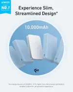 Anker MagGo Power Bank, Ultra-Slim 10,000mAh Magnetic Portable Charger, Qi2 Certified 15W Ultra-Fast MagSafe-Compatible Battery Pack, PD 30W, Ergonomic Design, For iPhone 17/16/15/14/13 Series Only