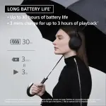 Sony WH-1000XM6 The Best Wireless Noise Canceling Headphones, HD NC Processor QN3, 12 Microphones, Adaptive NC Optimizer, Mastered by Engineers, Studio-Quality, 30-Hour Battery, Black
