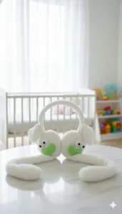 سماعة رأس للتدفئة للأطفال والمراهقين، تصميم أرنب ملون مع أذن مرنة للراحة والدفء 3 Gemini Generated Image atcwbkatcwbkatcw