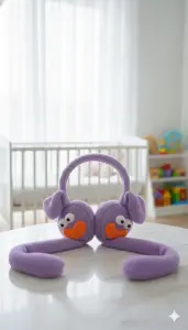 سماعة رأس للتدفئة للأطفال والمراهقين، تصميم أرنب ملون مع أذن مرنة للراحة والدفء 4 Gemini Generated Image pnnwsapnnwsapnnw