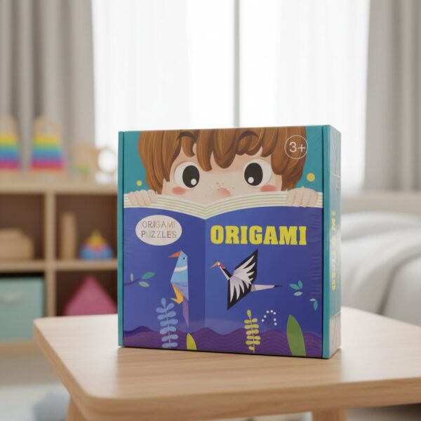 مجموعة أوراق أوريغامي للأطفال، نشاط تعليمي لتنمية الإبداع والتركيز