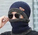 قبعة شتوية سميكة مبطنة بالفرو للجنسين - الصورة 3