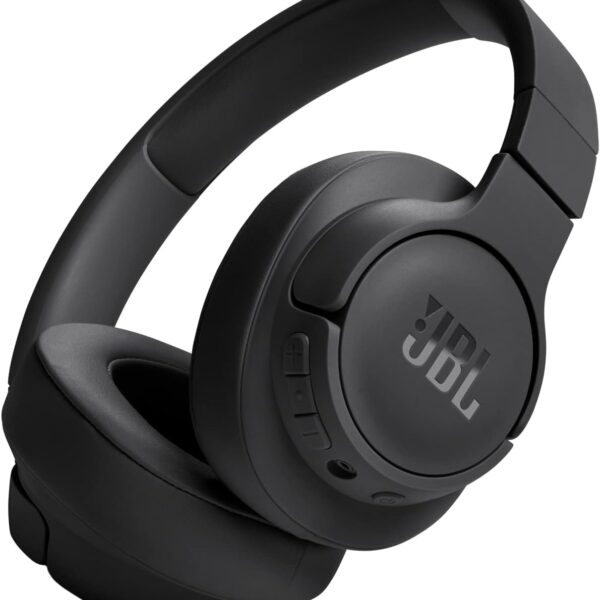 سماعة JBL Tune 720BT لاسلكية Over‑Ear – Pure Bass، بلوتوث 5.3، بطارية 76 ساعة، Multi‑Point، قابلة للطي (أسود)