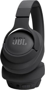 سماعة JBL Tune 720BT لاسلكية Over‑Ear – Pure Bass، بلوتوث 5.3، بطارية 76 ساعة، Multi‑Point، قابلة للطي (أسود)