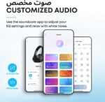 Soundcore Q20i Hybrid ANC سماعة رأس لاسلكية Over‑Ear من Anker، Hi‑Res Audio وباس قوي مع 44H تشغيل ووضع Transparency Mode.