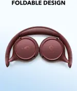 Soundcore by Anker H30i Wireless On‑Ear Headphones سماعة لاسلكية – Pure Bass، Bluetooth 5.3، بطارية 70H، Multipoint، قابلة للطي + App