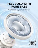 Soundcore by Anker H30i Wireless On‑Ear Headphones سماعة لاسلكية – Pure Bass، Bluetooth 5.3، بطارية 70H، Multipoint، قابلة للطي + App