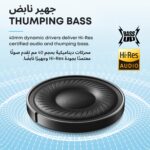Soundcore Q20i Hybrid ANC سماعة رأس لاسلكية Over‑Ear من Anker، Hi‑Res Audio وباس قوي مع 44H تشغيل ووضع Transparency Mode.