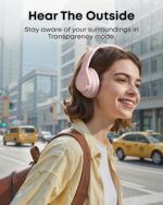 Soundcore Q20i Hybrid ANC سماعة رأس لاسلكية Over‑Ear من Anker، Hi‑Res Audio وباس قوي مع 44H تشغيل ووضع Transparency Mode.