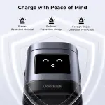 UGREEN Uno شاحن لاسلكي مغناطيسي 15W Qi2 – محطة شحن 2×1 قابلة للطي لـ iPhone وAirPods