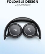 Soundcore by Anker H30i Wireless On‑Ear Headphones سماعة لاسلكية – Pure Bass، Bluetooth 5.3، بطارية 70H، Multipoint، قابلة للطي + App