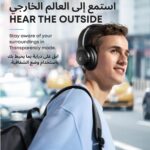 Soundcore Q20i Hybrid ANC سماعة رأس لاسلكية Over‑Ear من Anker، Hi‑Res Audio وباس قوي مع 44H تشغيل ووضع Transparency Mode.