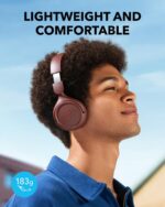 Soundcore by Anker H30i Wireless On‑Ear Headphones سماعة لاسلكية – Pure Bass، Bluetooth 5.3، بطارية 70H، Multipoint، قابلة للطي + App