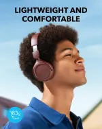 Soundcore by Anker H30i Wireless On‑Ear Headphones سماعة لاسلكية – Pure Bass، Bluetooth 5.3، بطارية 70H، Multipoint، قابلة للطي + App
