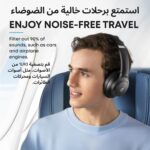 Soundcore Q20i Hybrid ANC سماعة رأس لاسلكية Over‑Ear من Anker، Hi‑Res Audio وباس قوي مع 44H تشغيل ووضع Transparency Mode.