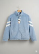 جاكيت نسائي شتوي فرو ناعم بقبعة، تصميم كاجوال دافئ وأنيق