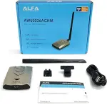 الفا نيتورك محول USB لتعزيز نطاق واي فاي 802.11ac AWUS036ACHM