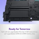 Alienware 16 Aurora Laptop AC16250 - شاشة 16 بوصة 16:10 WQXGA، معالج Intel Core 7-240H من السلسلة 2، ذاكرة RAM DDR5 16GB، SSD 1 تيرا، بطاقة رسومات NVIDIA GeForce RTX 5060 بسعة 8GB GDDR7، ويندوز 11 هوم
