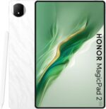 تابلت ماجيك باد 2 من هونر بذاكرة RAM 12GB وذاكرة روم 256GB مقاس 12.3 انش وواي فاي بلون ابيض مع كيبورد بلوتوث ذكي وقلم سحري