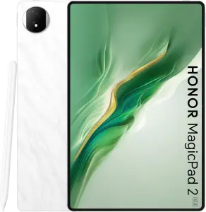 تابلت ماجيك باد 2 من هونر بذاكرة RAM 12GB وذاكرة روم 256GB مقاس 12.3 انش وواي فاي بلون ابيض مع كيبورد بلوتوث ذكي وقلم سحري
