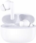 سماعات أذن لاسلكية X7 لايت من اونر تشويس مع مشابك للأذن، سماعات بلوتوث 5.3 بخاصية إلغاء الضوضاء اي ان سي، مقاومة للماء بدرجة IPX5، سماعات أذن رياضية - أبيض