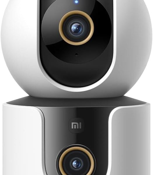 كاميرا مراقبة ذكية 4 ميجابيكسل بعدسة مزدوجة مع واي فاي 6 ثنائي النطاق C500 من شاومي