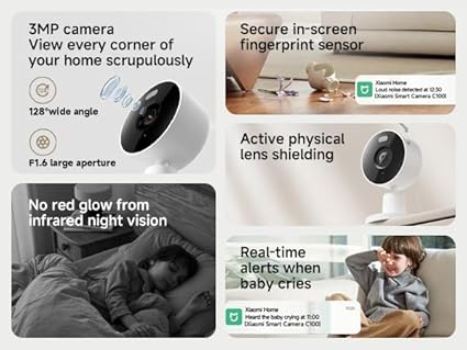 كاميرا ذكية C100 من شاومي - كاميرا مراقبة ذكية