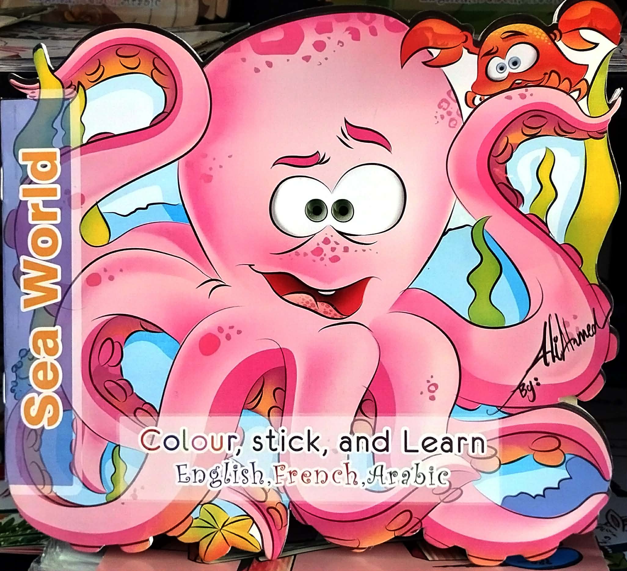 colour,stick and learn - sea world colourstick and learn sea world