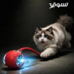 كرة قطط ذكية تفاعلية مضيئة ومتحركة تلقائياً