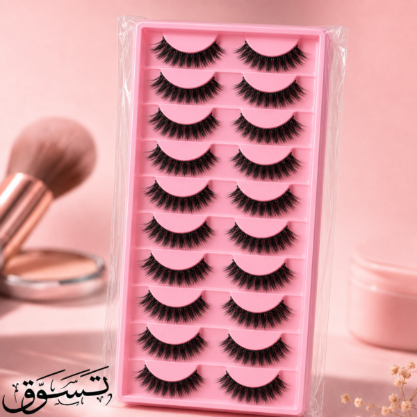 مجموعة "الرموش المثالية" (Essential Lash Set) – 10 أزواج متكاملة