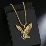 سلسلة "الصقر المحلق" (Eagle Pendant) – تصميم ثلاثي الأبعاد بتفاصيل دقيقة