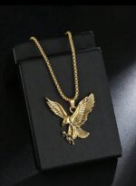 سلسلة "الصقر المحلق" (Eagle Pendant) – تصميم ثلاثي الأبعاد بتفاصيل دقيقة