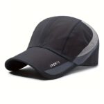 قبعة "الأداء الرياضي" (Sports Performance Cap) – تصميم مسامي (Mesh) سريع الجفاف – متوفرة باللون الرمادي الغامق (متجر تَسَوق)
