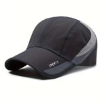 قبعة "الأداء الرياضي" (Sports Performance Cap) – تصميم مسامي (Mesh) سريع الجفاف – متوفرة باللون الرمادي الغامق (متجر تَسَوق)