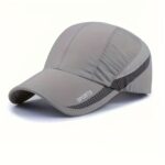 قبعة "الأداء الرياضي" (Sports Performance Cap) – تصميم مسامي (Mesh) سريع الجفاف – متوفرة باللون الرمادي الفاتح (متجر تَسَوق)