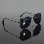 نظارة "طيار السماء" (Aviator Classic) – تصميم الطيار الكلاسيكي – إطار أسود فخم (متجر تَسَوق)