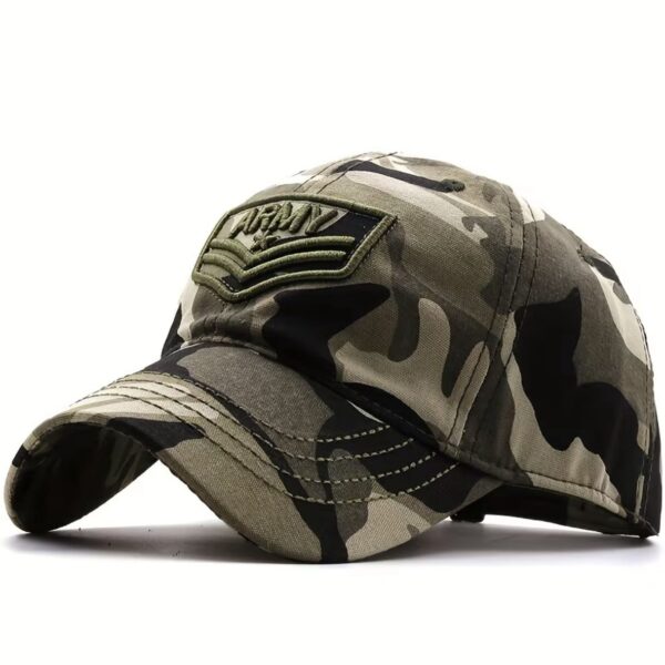 قبعة "التمويه العسكري" (Army Camo Cap) – تصميم مطرز بلمسة احترافية – نمط تمويه (Camouflage) (متجر تَسَوق)