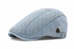 قبعة "البيريه الجينز" (Denim Flat Cap) – تصميم عتيق (Vintage) بلمسات عصرية – متوفرة بتدرجات اللون الأزرق (متجر تَسَوق)