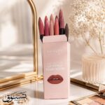 مجموعة أقلام تحديد الشفاه "Super Silky Matte Lip Pencil Temptation" – 8 قطع بألوان متنوعة